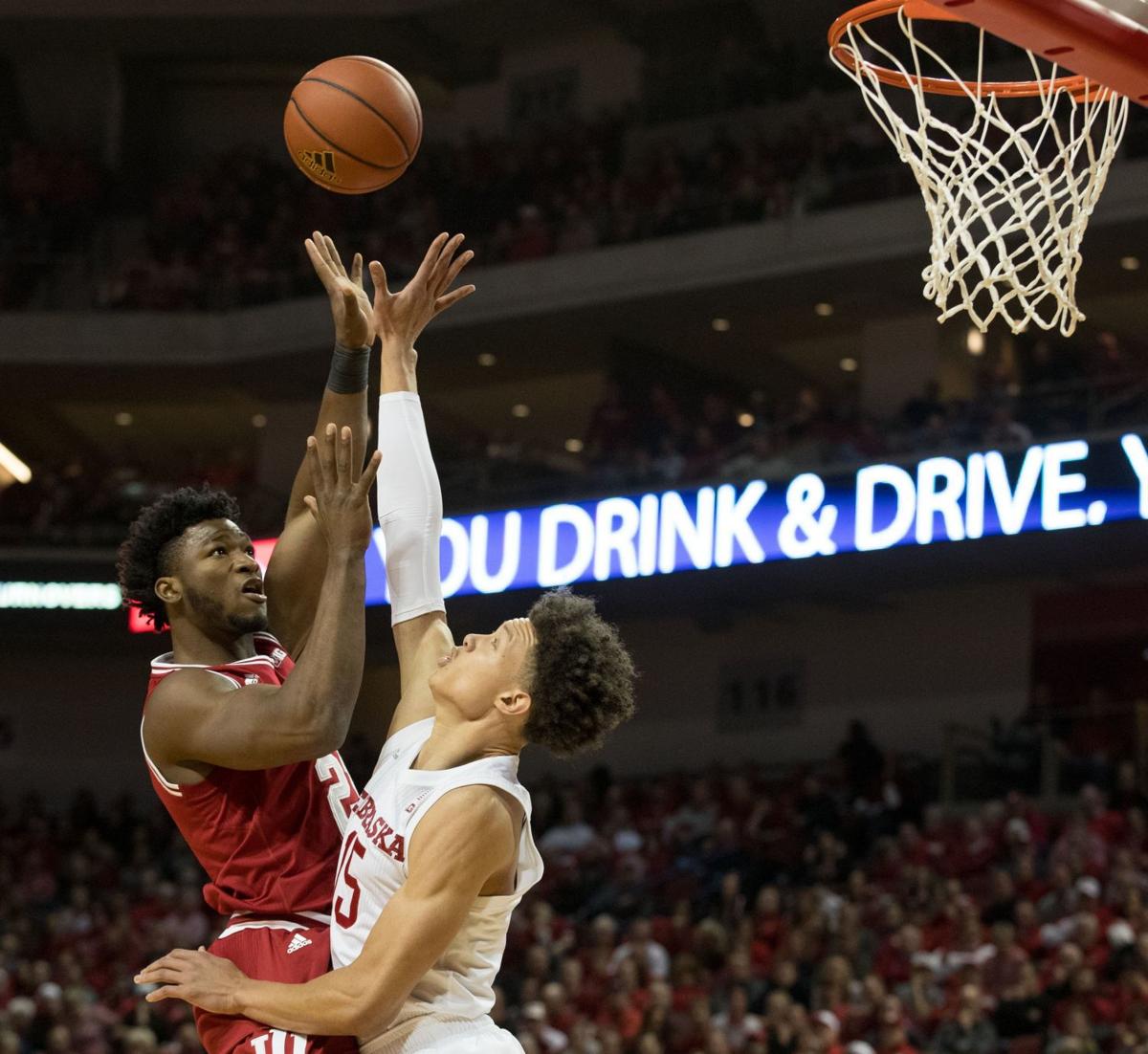 Nebraska Basketball Defeats Indiana Ties Program Record For