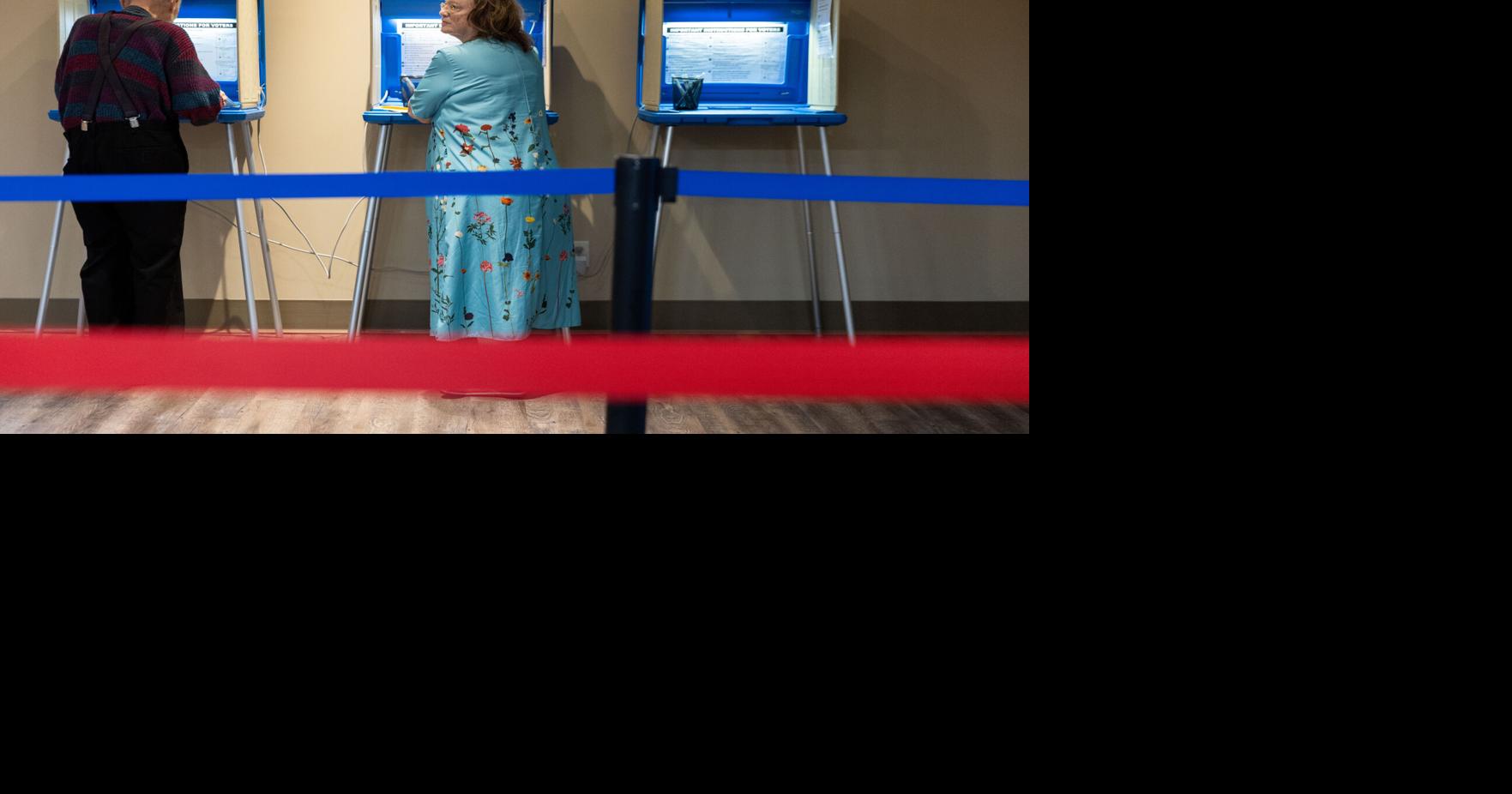 Photos: Douglas County voters fill out ballots early, ahead of May 2024 ...
