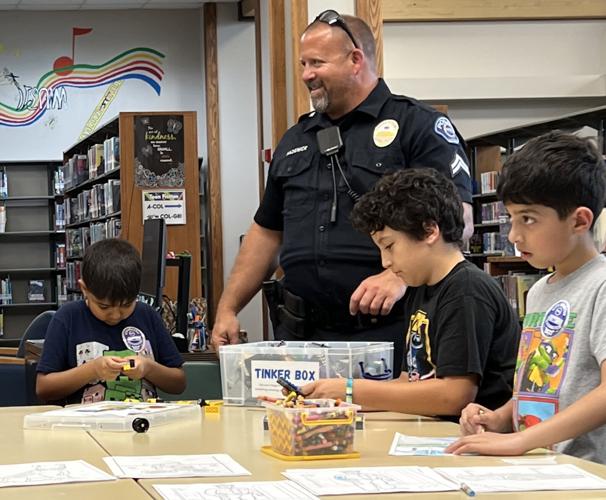 La Vista Public Library invites children to Color With a Cop