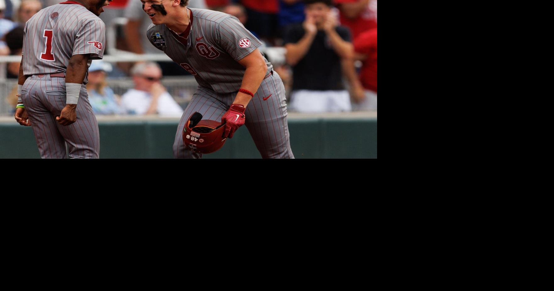 Deiten Lachance powers Oklahoma past North Carolina in Game 1 of College World Series finals