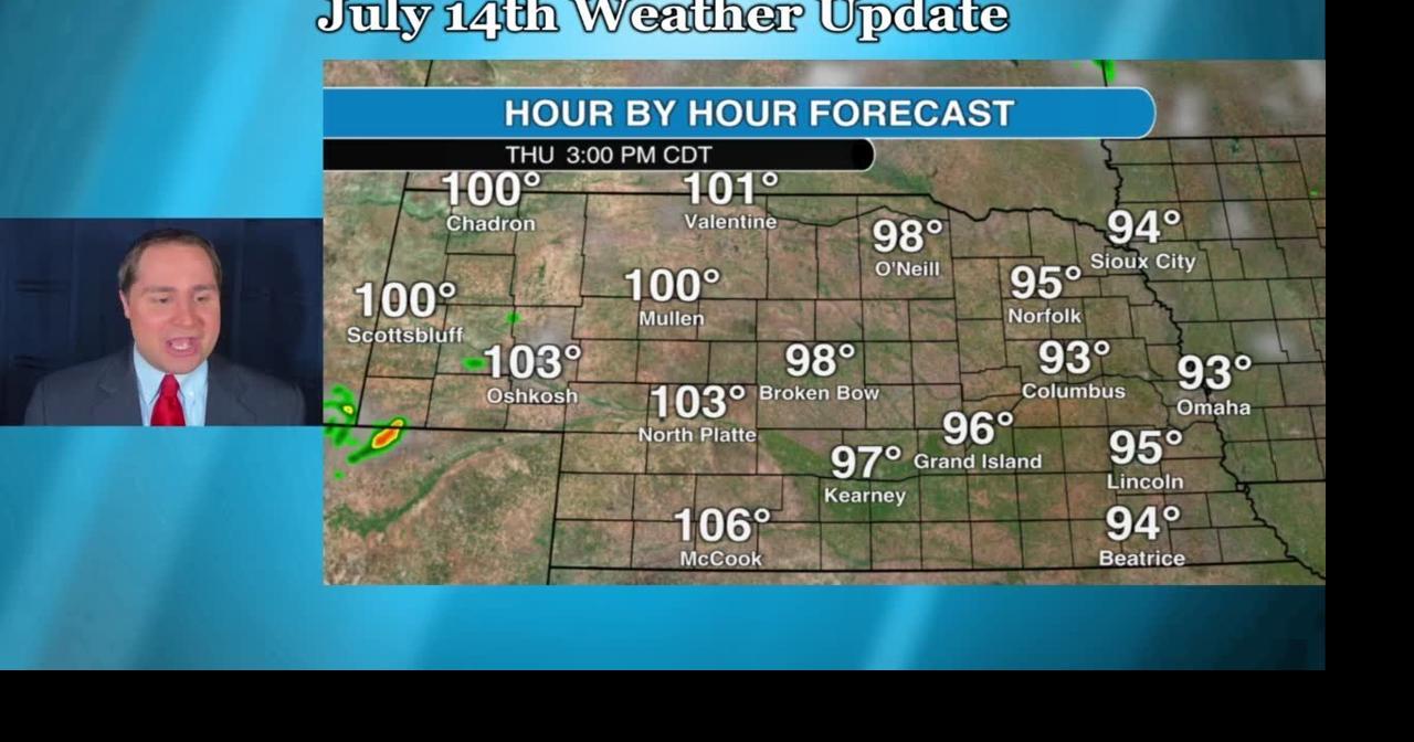 Thursday, July 14 weather update for Nebraska