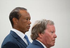 Tiger Woods appears with his attorney, Douglas Duncan, on Sept. 2, 2026 in Martin County Judge Darren Steele’s courtroom for a