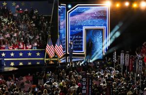 'Pretend I'm on the ballot.' 5 takeaways from Day 1 of Trump's midterm convention