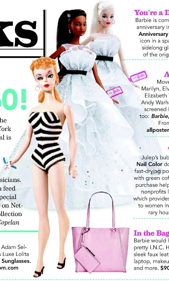 barbie 60th anniversary magazine