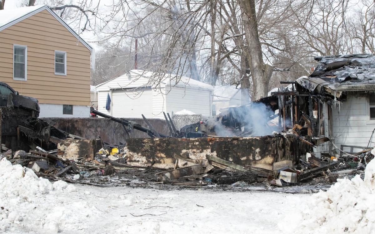 3 people, including suspect, hospitalized after north Omaha house fire