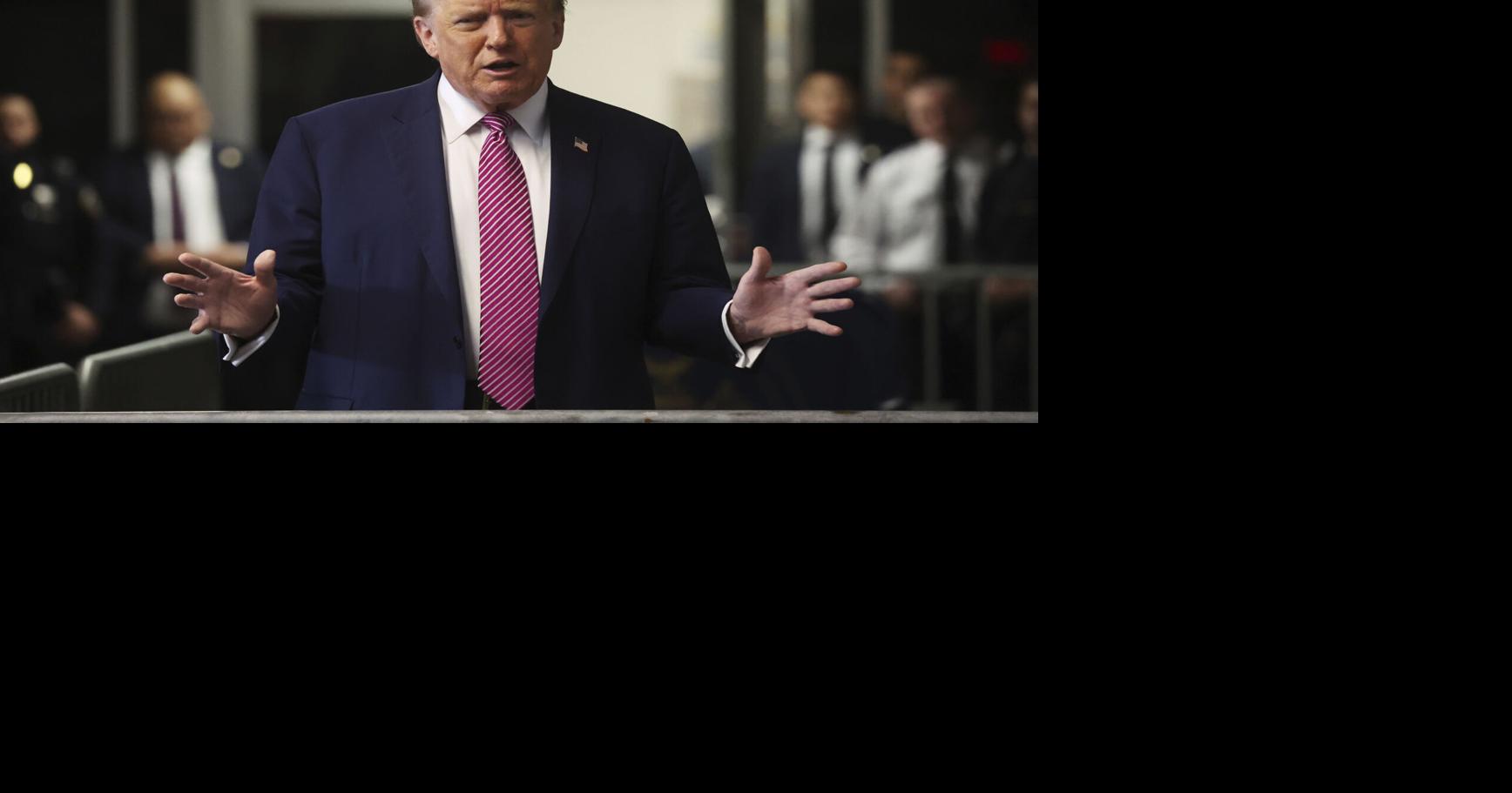 Full jury seated in Trump's hush money trial; man sets himself on fire ...