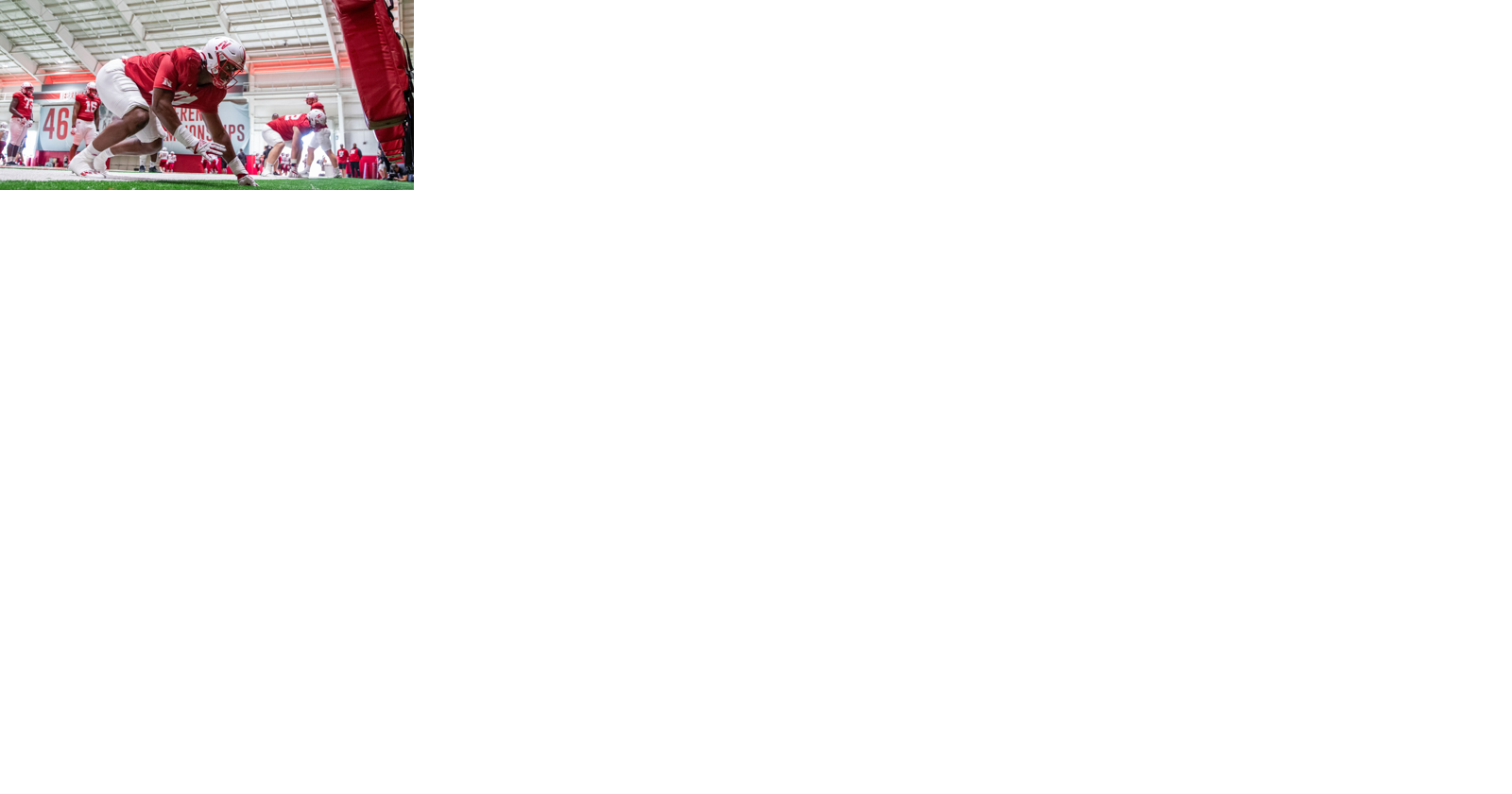 Nebraska freshman Cam Lenhardt will be costarter at defensive end says Matt Rhule