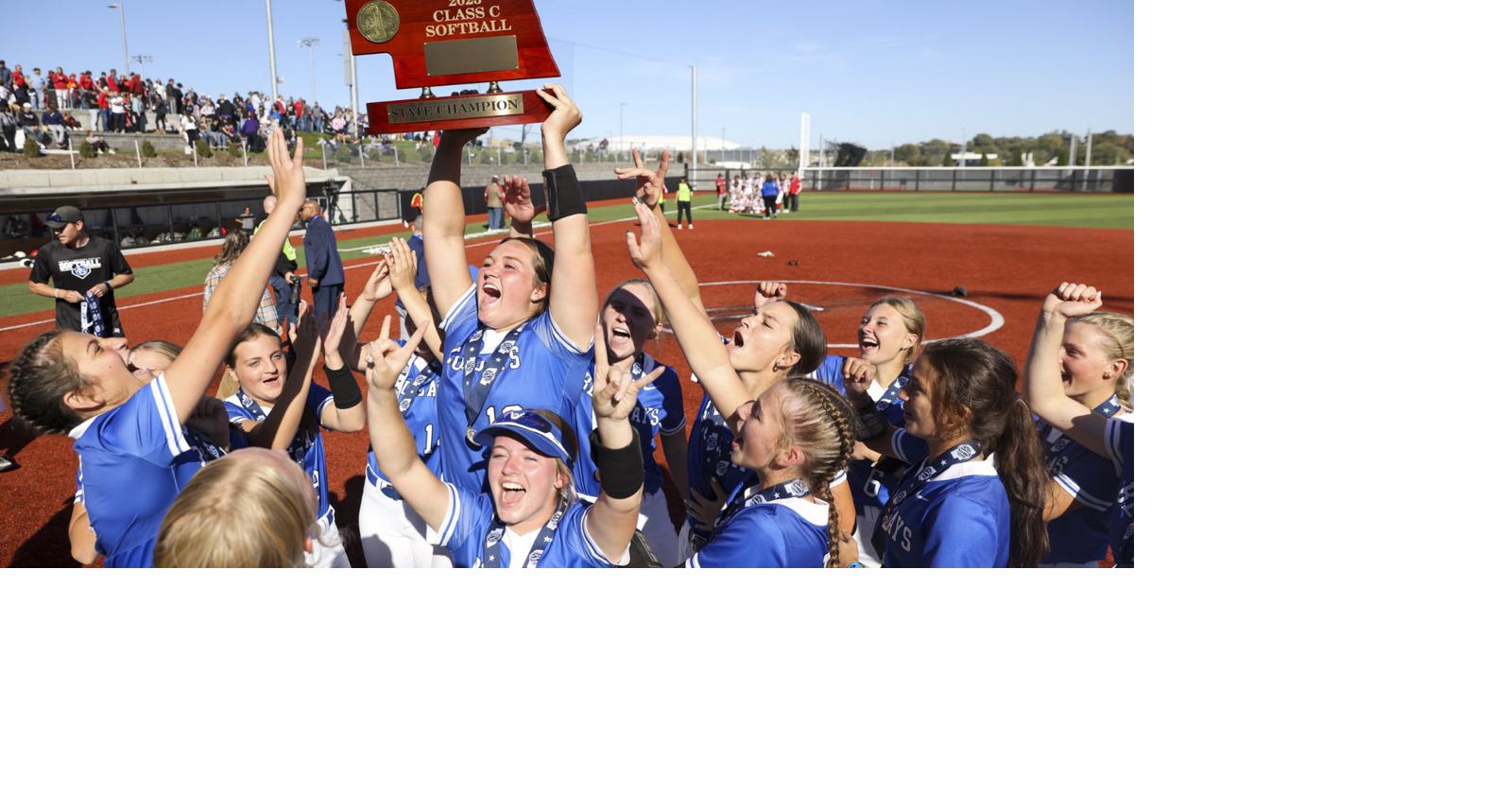 Class C AshlandGreenwood wins first Nebraska state softball title