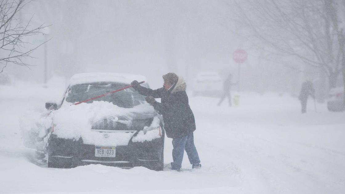 Winter storm dumps several inches of snow on Nebraska Video