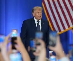 President Donald Trump, at a rally last month, walked off a "Meet the Press" interview that aired June 7.