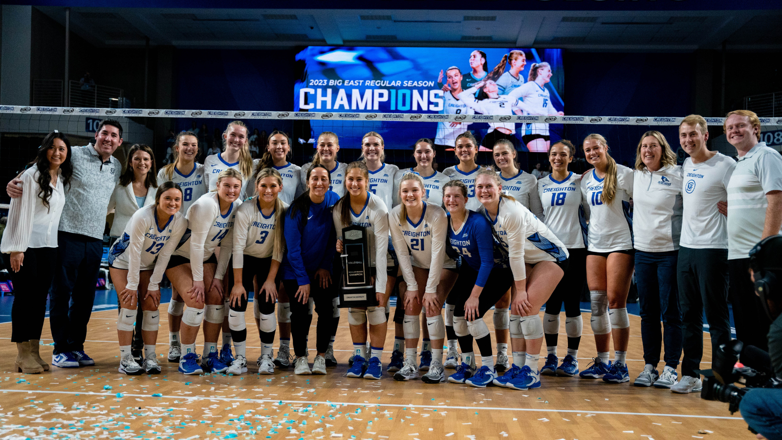 No. 15 Creighton Volleyball Sweeps Butler For Share Of Big East Title