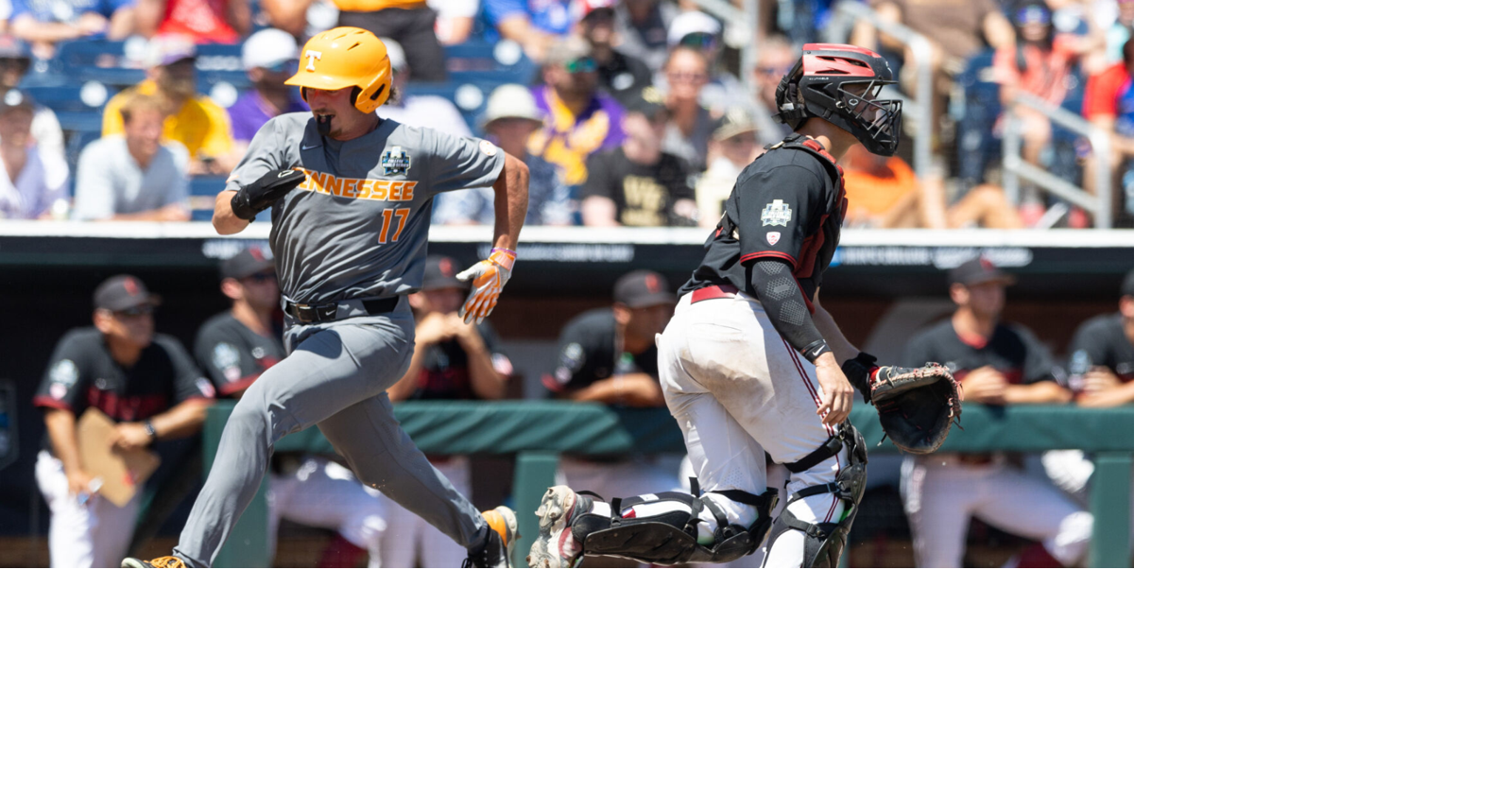 Behind Chase Burns' pitching, Tennessee eliminates Stanford from the CWS