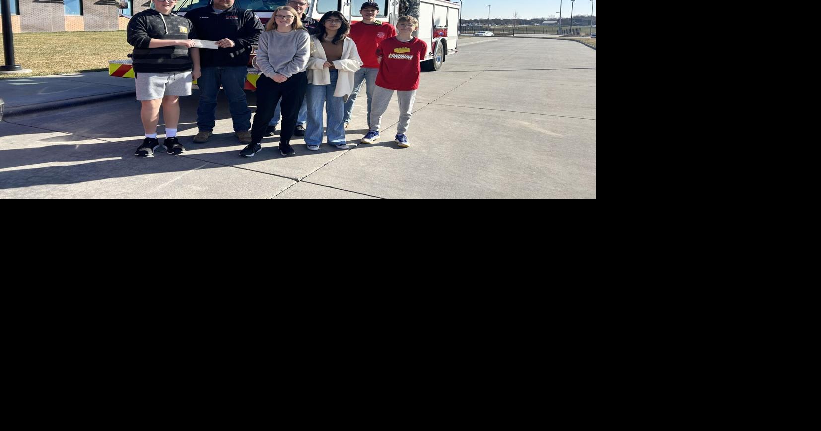 Aspen Creek Middle School raises 2,198 for Fire Department