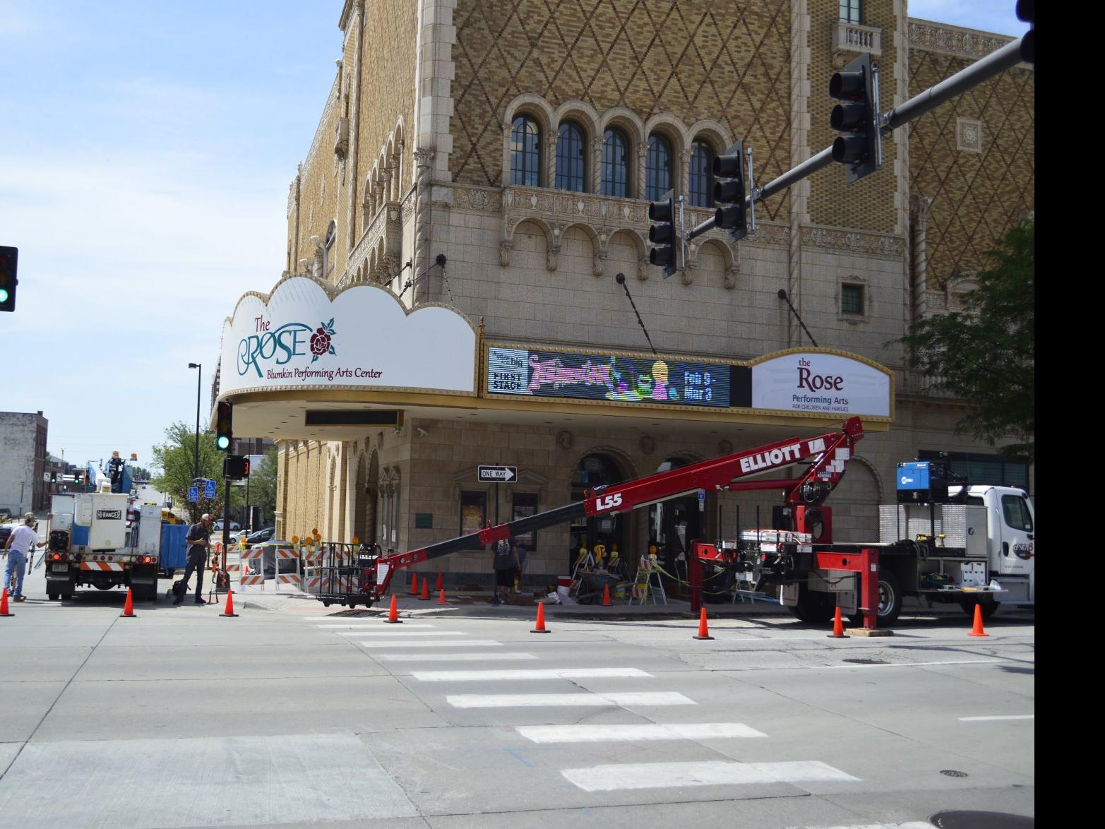1 Million Renovation Shines New Light Outside And Inside Iconic Rose Theater Arts Movies Tv Omaha Com