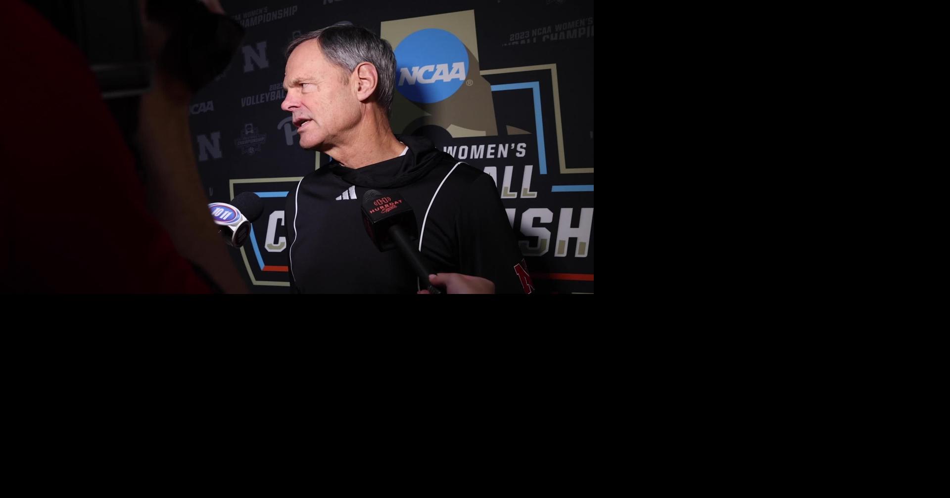 Nebraska's John Cook after first practice in Tampa