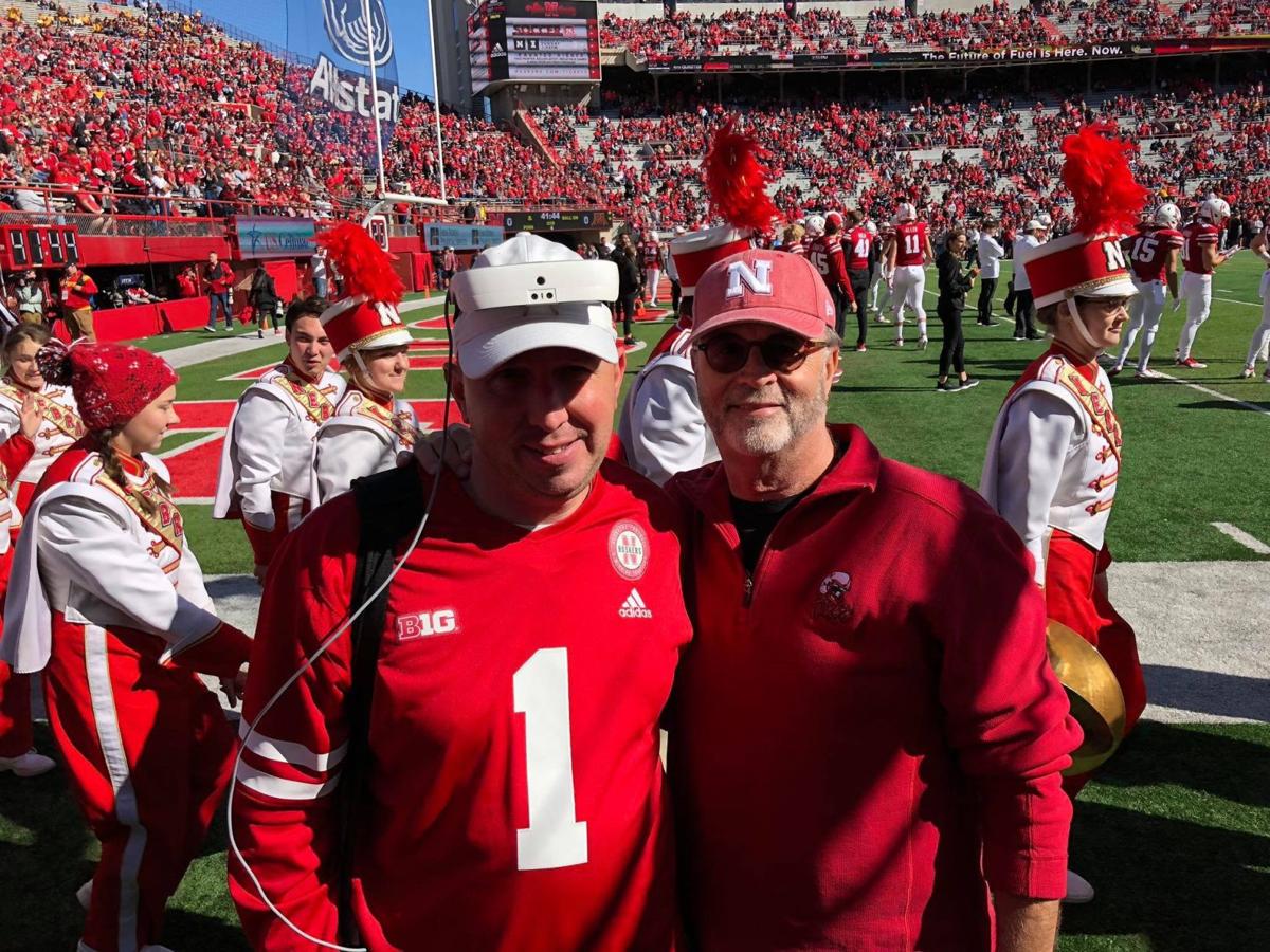 Nebraska native who's legally blind sees Huskers play for first time thanks to special glasses