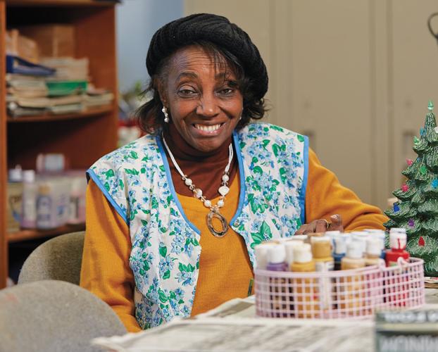 Bingel Center volunteer spreads positive energy with ceramics and a 'smile that won't quit'