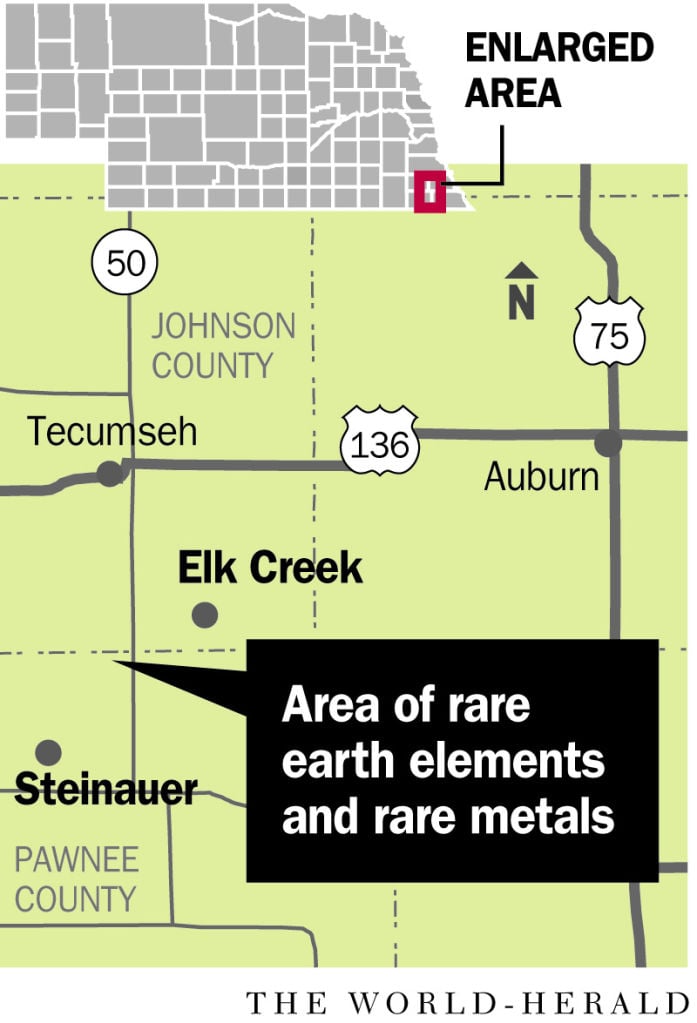 Estimates brighten outlook on rare metal found in southeast Nebraska