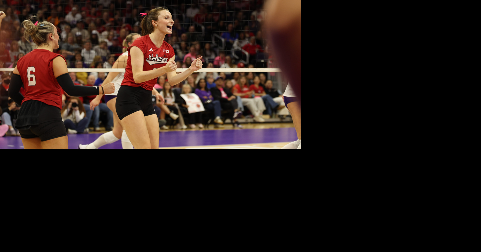 Nebraska volleyball pushes through early 'mental slump,' sweeps Wildcats