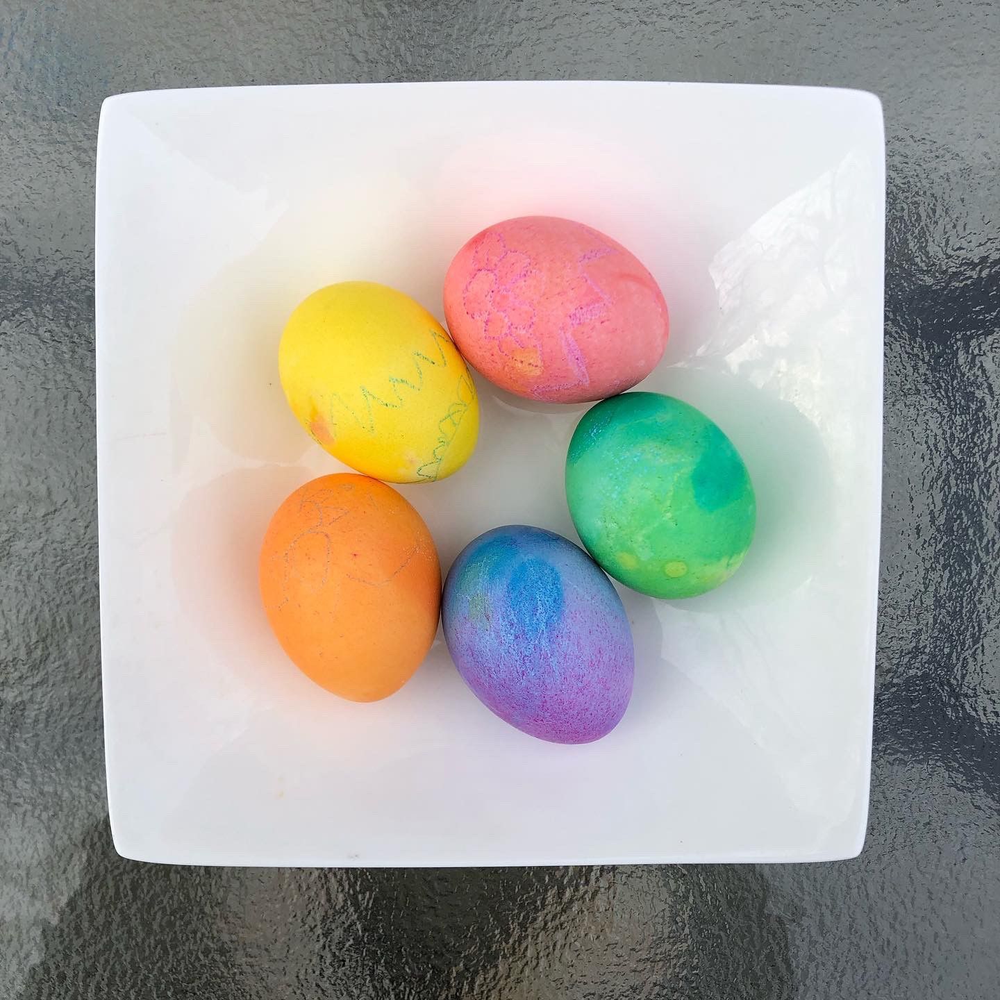 cool colored eggs