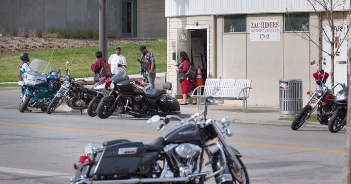 Two men shot, killed outside motorcycle club