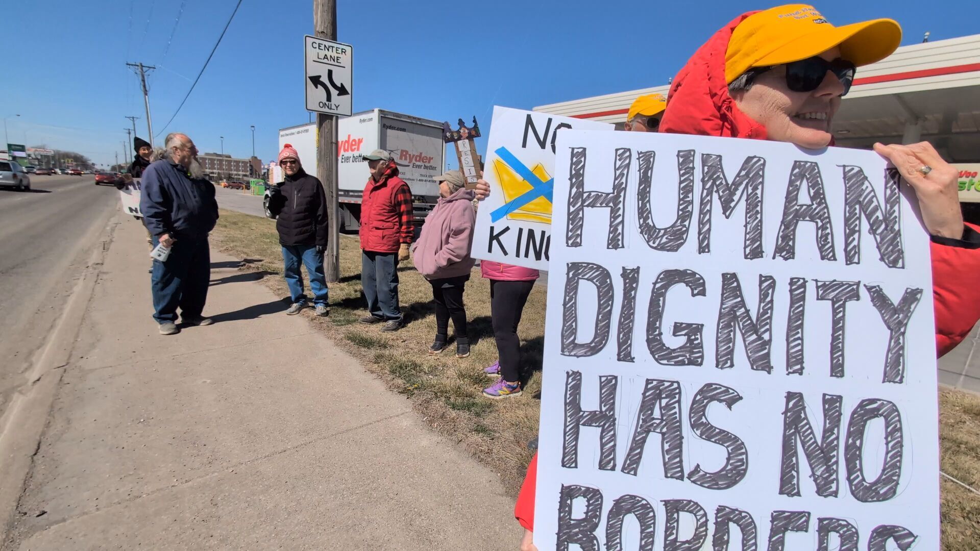 Fremont, Nebraska No Kings rally, March 28, 2026