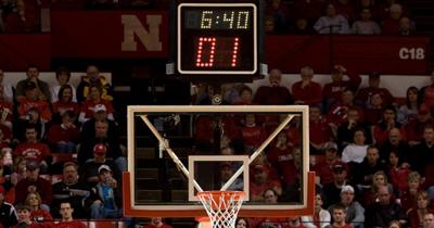 school nebraska basketball shot sautter clock omaha