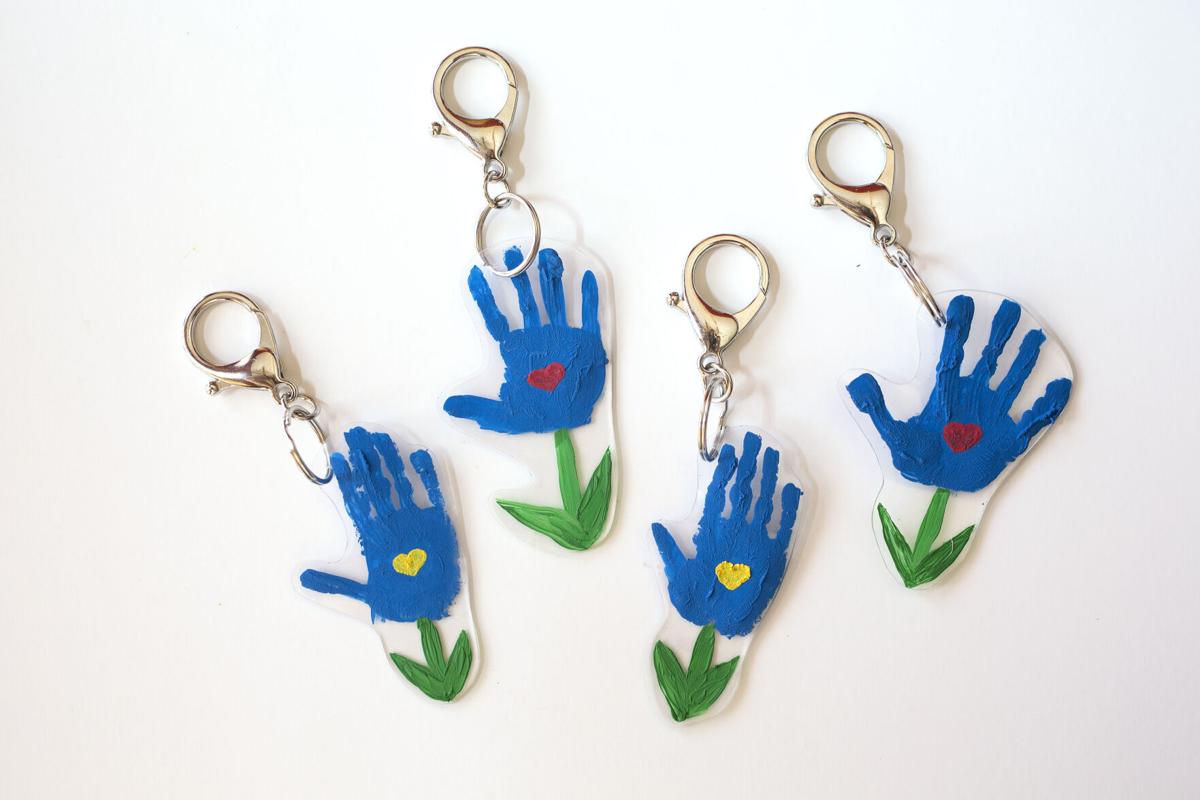 Shrinky Dinks keychain creates big smiles