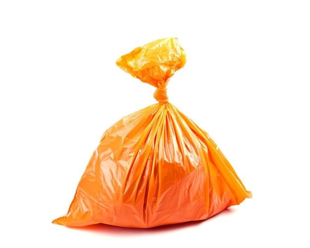 Hefty® EnergyBag® Orange Hard-to-Recycle Plastics Flap Tie Bags