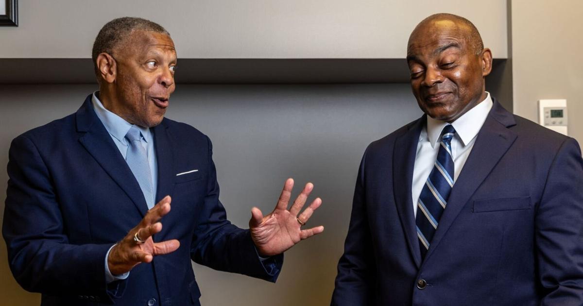 Omaha Mayor-elect John Ewing and Tom Warren go way back
