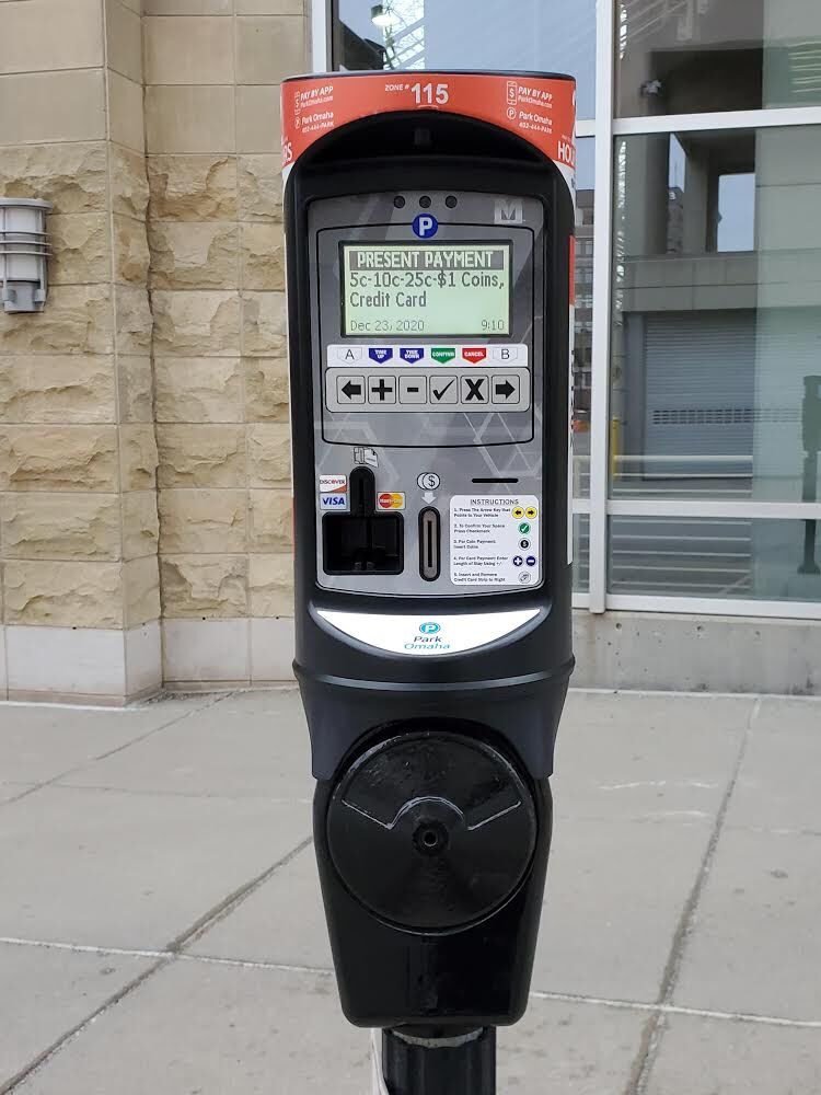 One parking meter two vehicles City tests new devices in