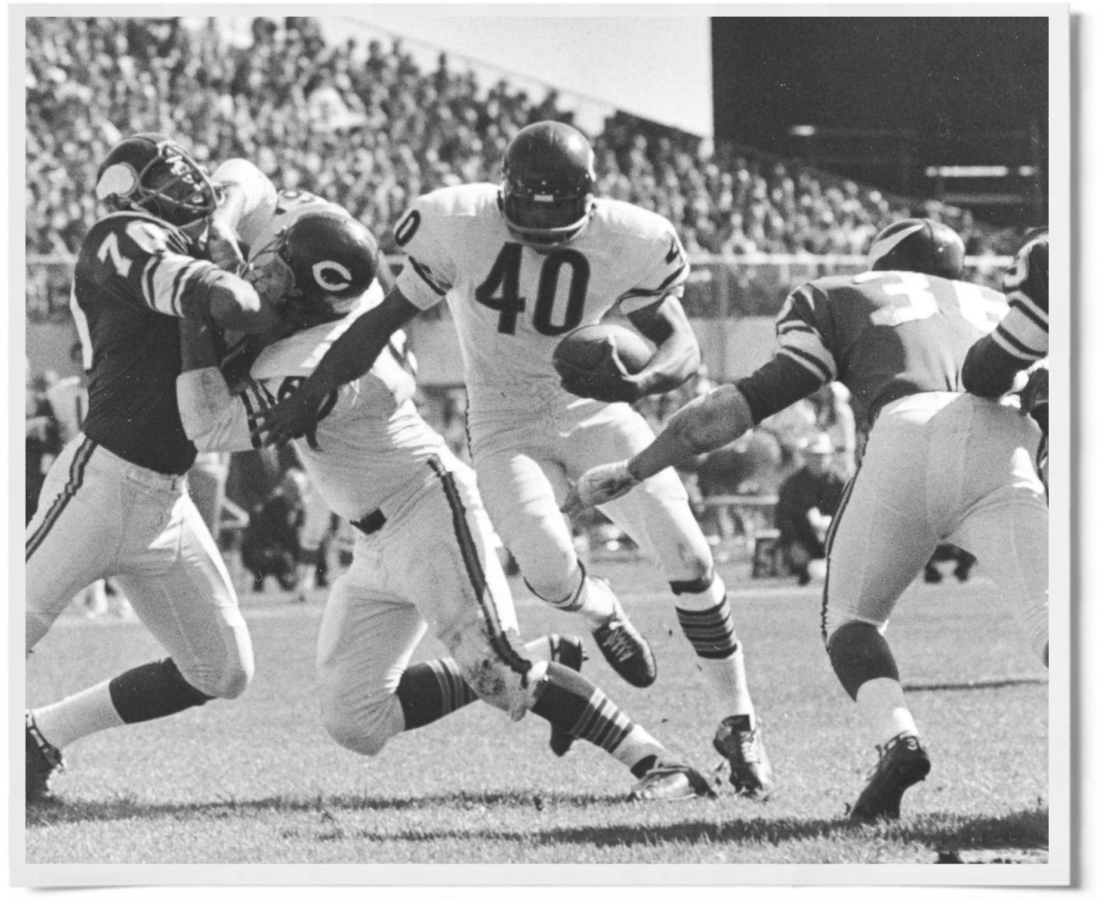 RARE 1968 Minnesota Vikings Christmas Card TEAM PHOTO NFL Football