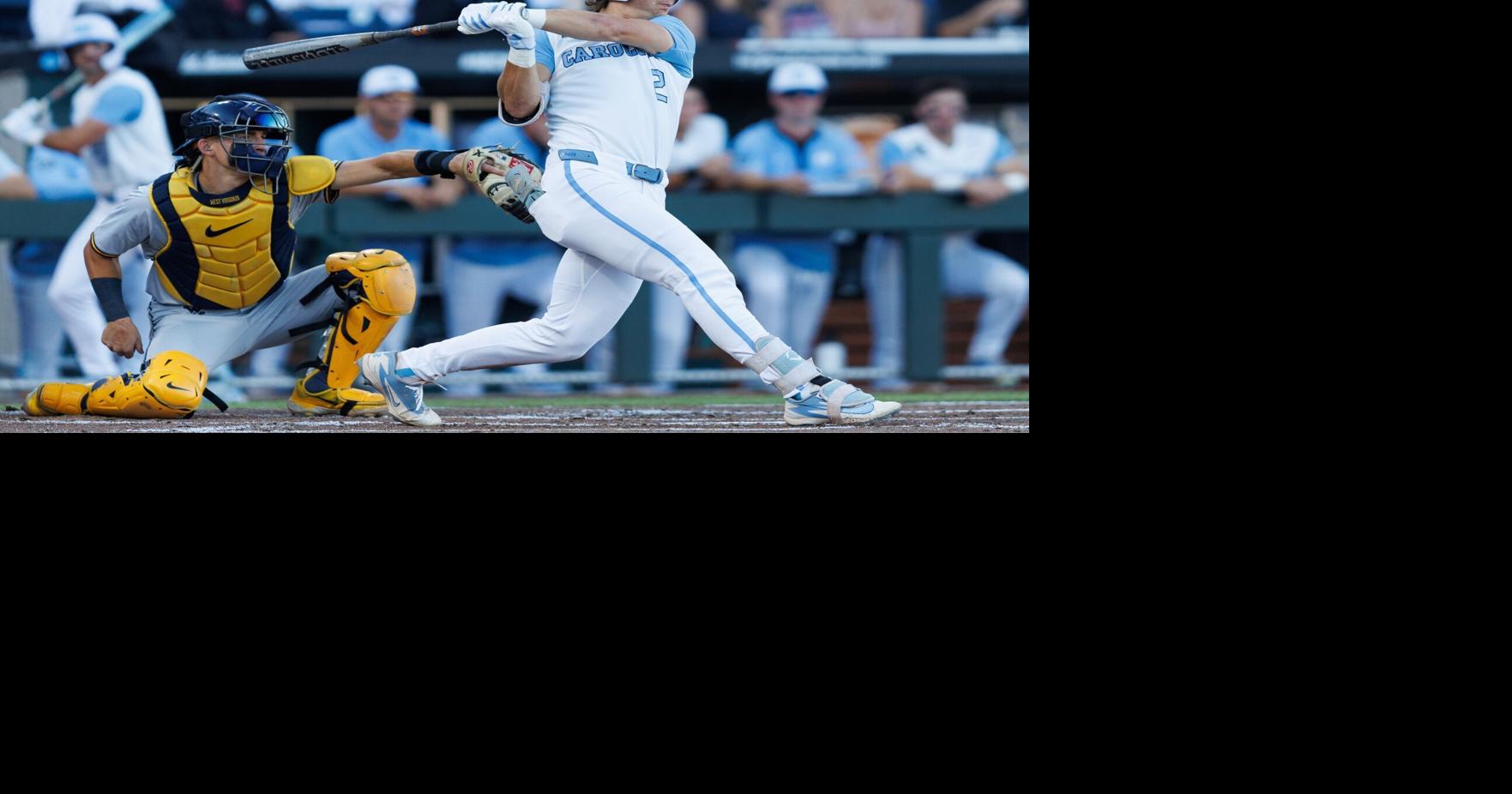 North Carolina pounces on mistakes, sinks West Virginia; Tar Heels unbeaten at CWS