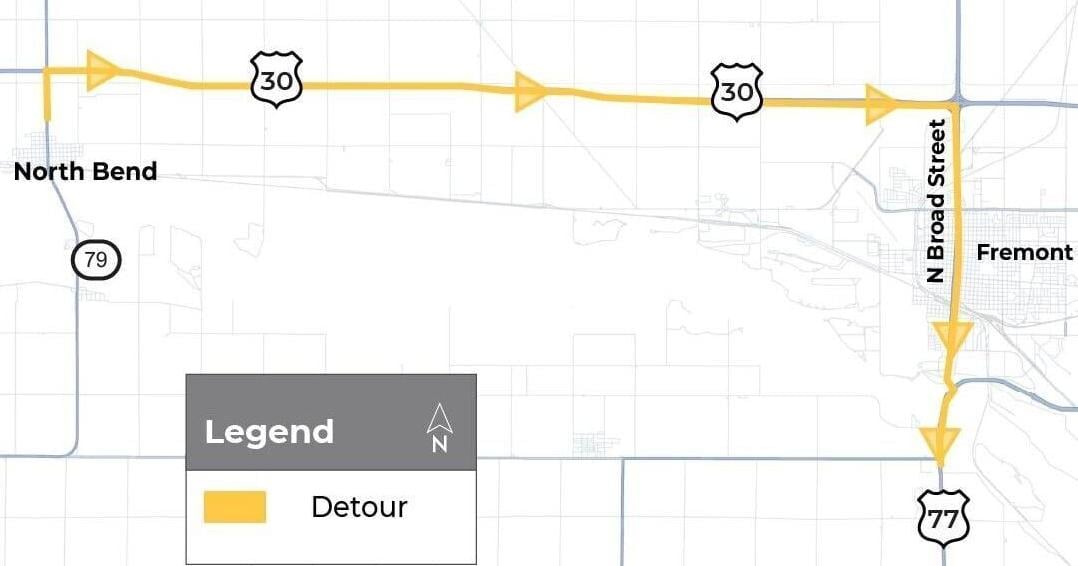 Union Pacific Railroad to perform maintenance work at N-79 crossing in North Bend