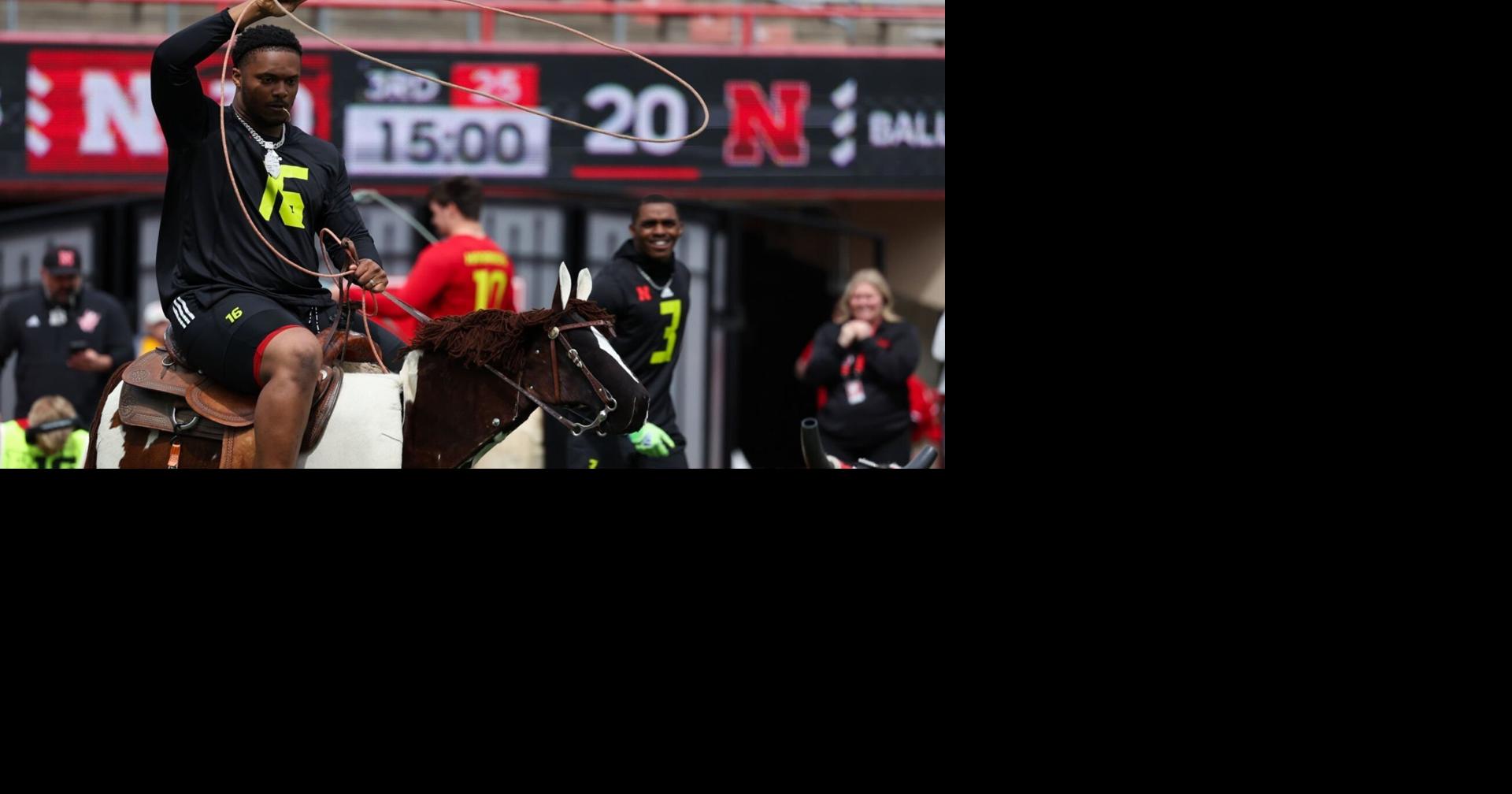 Motorized horses, John Deeres and messy wing eating — Nebraska football's ...