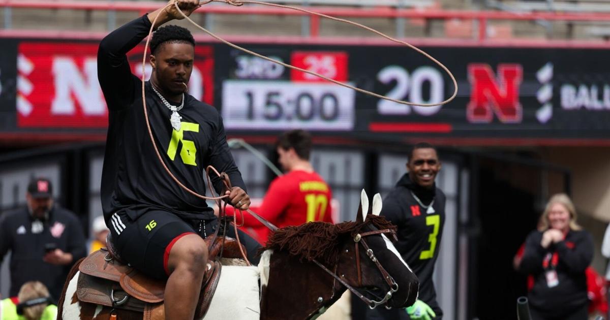 Motorized horses, John Deeres and messy wing eating — Nebraska football's ...