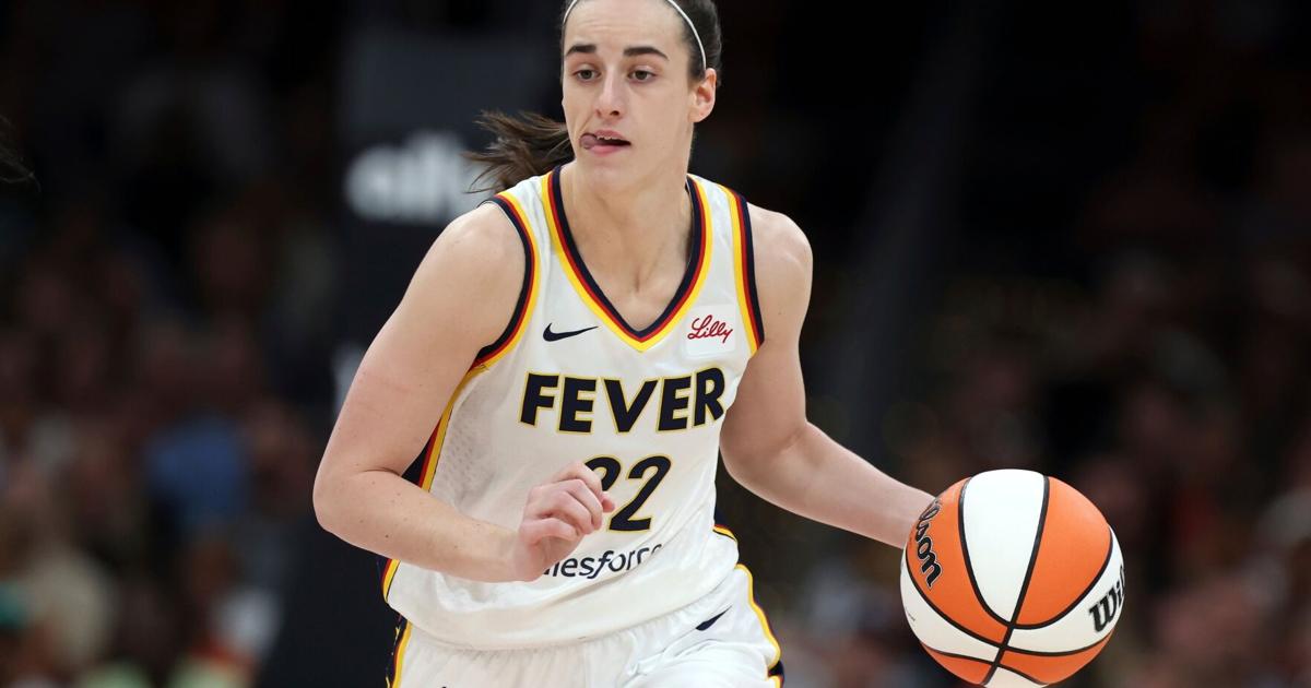 WNBA superstar Caitlin Clark attends Creighton men's basketball game vs ...