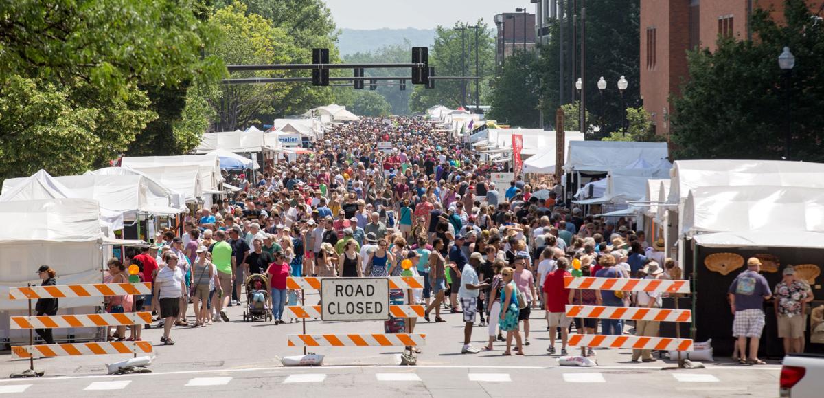 Omaha Summer Arts Festival, featuring work of artists from 31 states