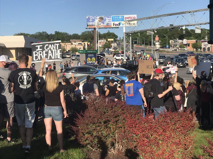 72nd and Dodge protest