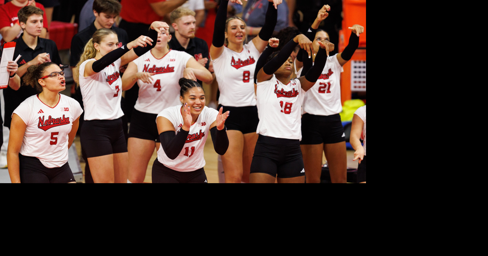 Nebraska volleyball is No. 1 for a 10th straight week; Creighton stays at No. 12 in Top 25