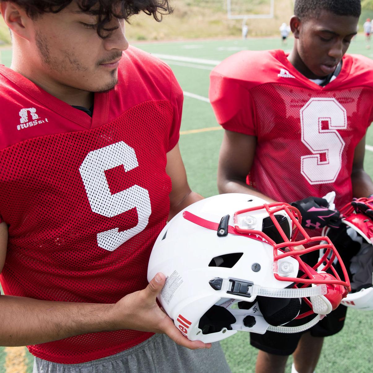 Omaha Area Schools High Tech Football Helmets Monitor Hits But