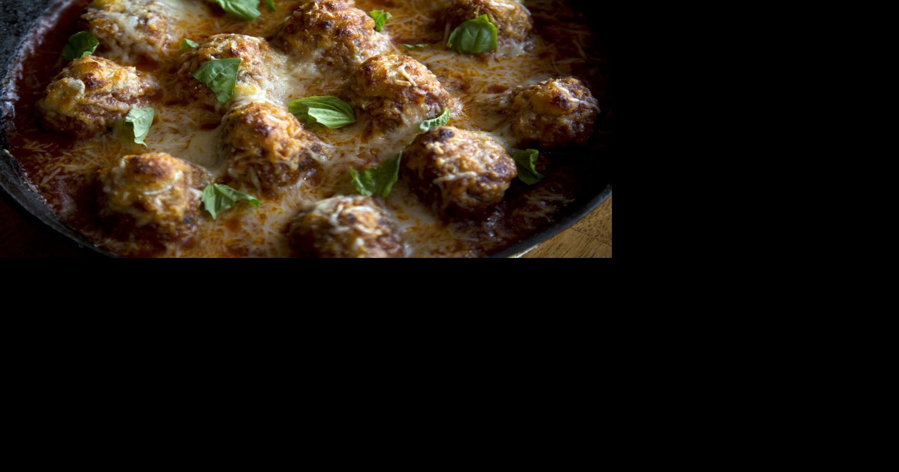 Omaha Dines At Home Chicken Parmesan Meatballs is a delicious riff on