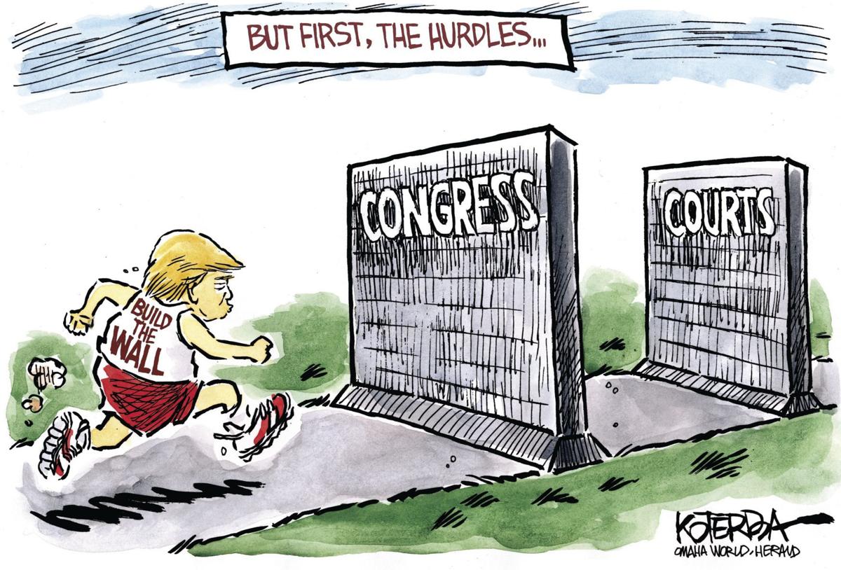 Jeff Koterba's latest cartoon: But first, the hurdles