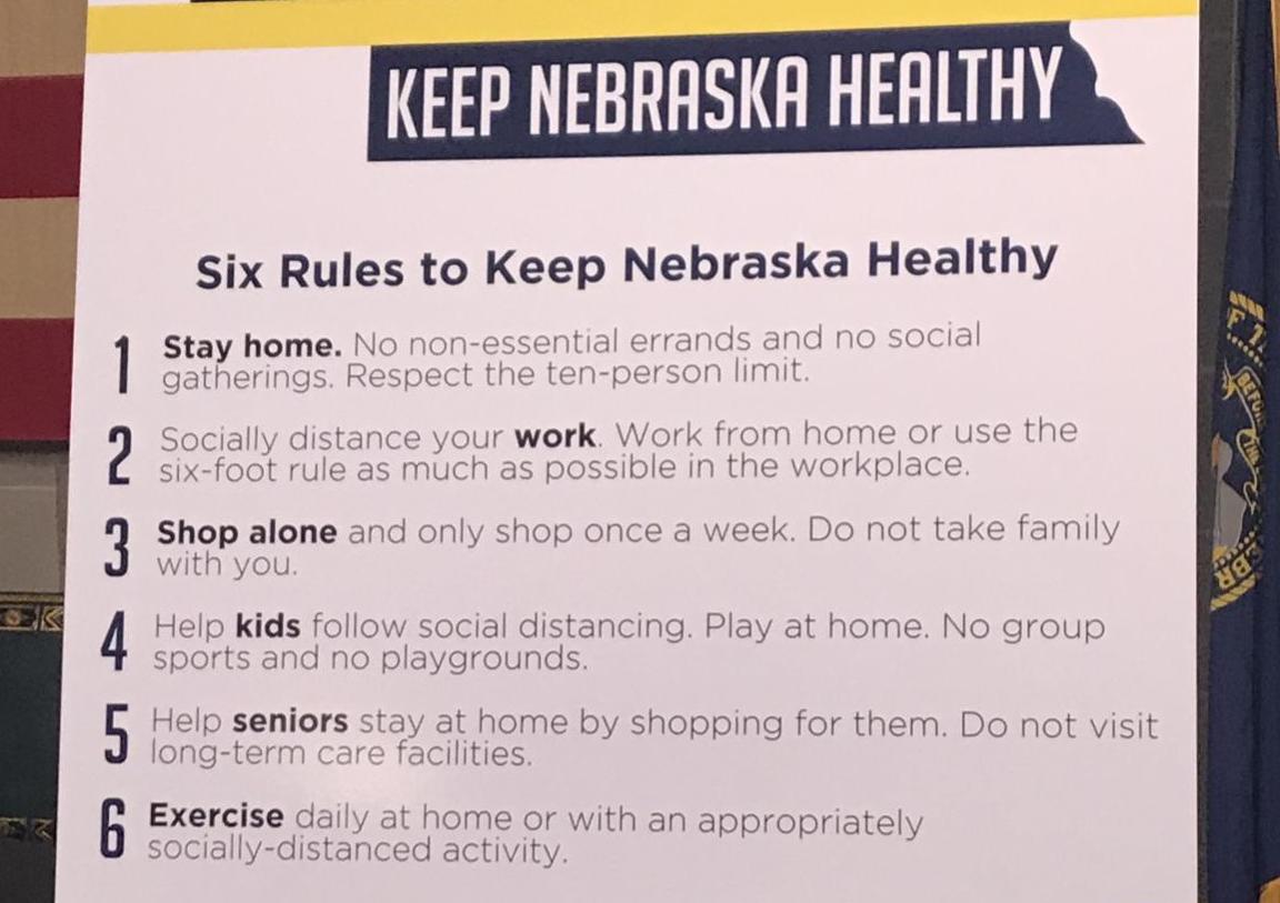 Ricketts Urges Nebraskans To Stay Home For 21 Days To Really Knock This Virus Down State And Regional News Omaha Com