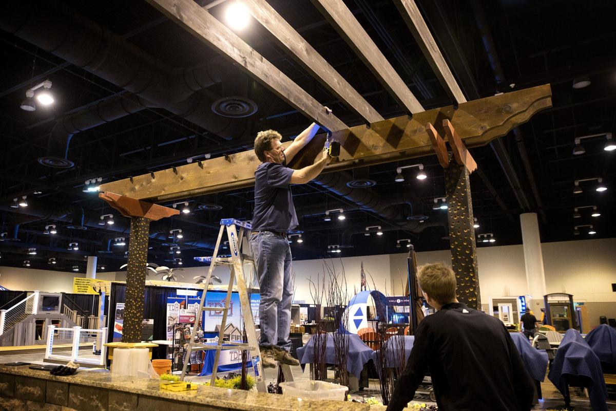 setup begins for omaha home show omaha metro