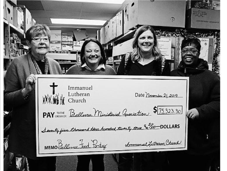 Immanuel Lutheran Donates 75 000 To Bellevue Food Pantry