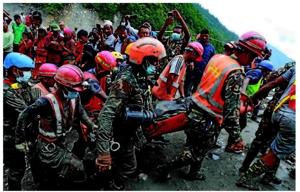 Two people rescued in tunnels