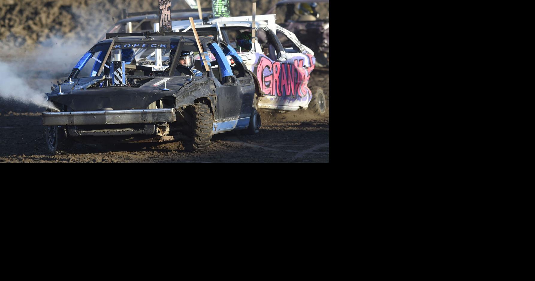 From ex-Huskers to families, Polk County Fair's Demolition Derby is smashing good time