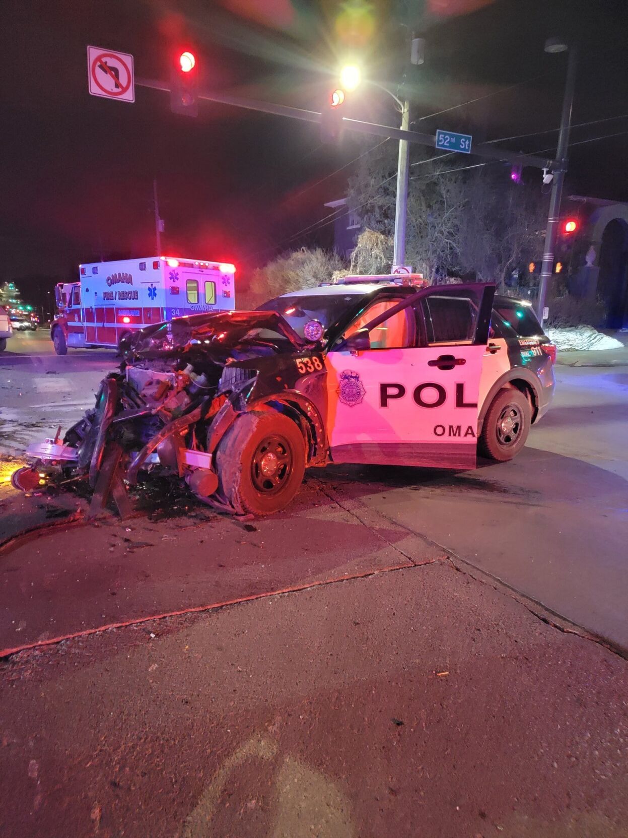 Omaha Police Officer One Of Two Injured In Two-vehicle Crash On Dodge ...