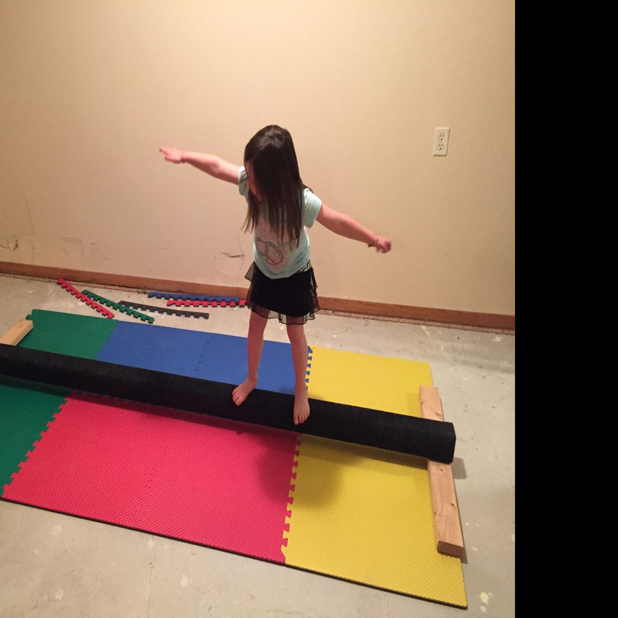Dad Tackles Home Gymnastics Project Gets Unexpected Result